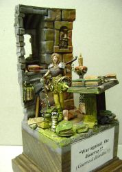 Sergio 'ente per ente' PALUMBO - diorama War against the disarray (Guerra al disordine) in 54 mm. - 1 